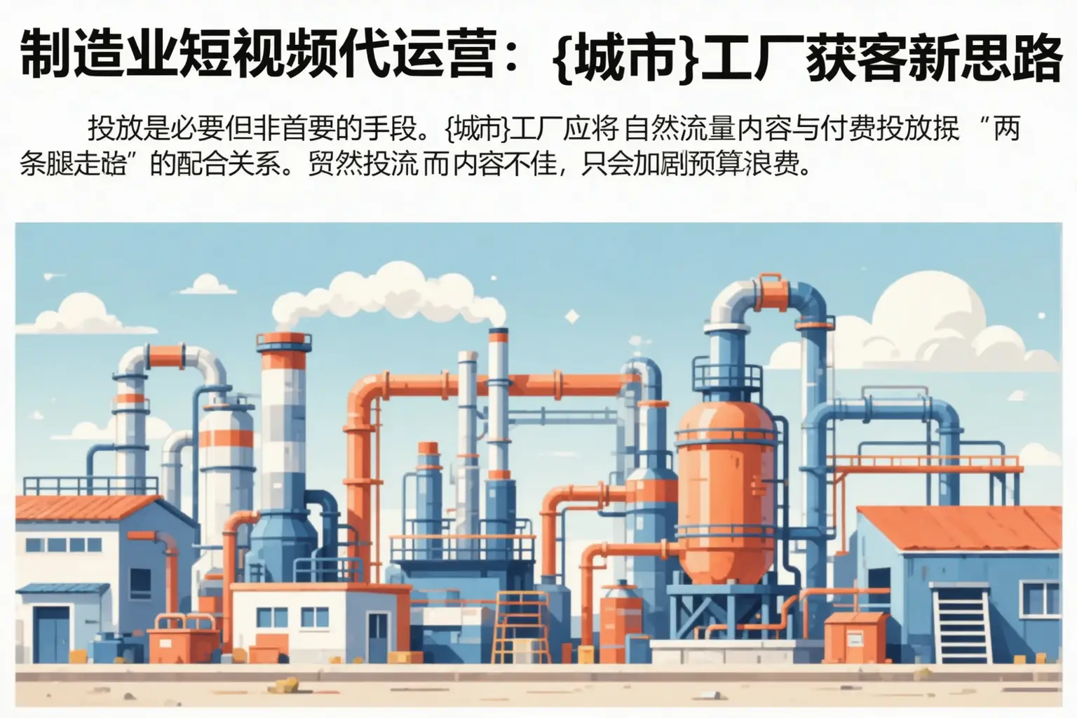 制造业短视频代运营：祁东工厂获客新思路